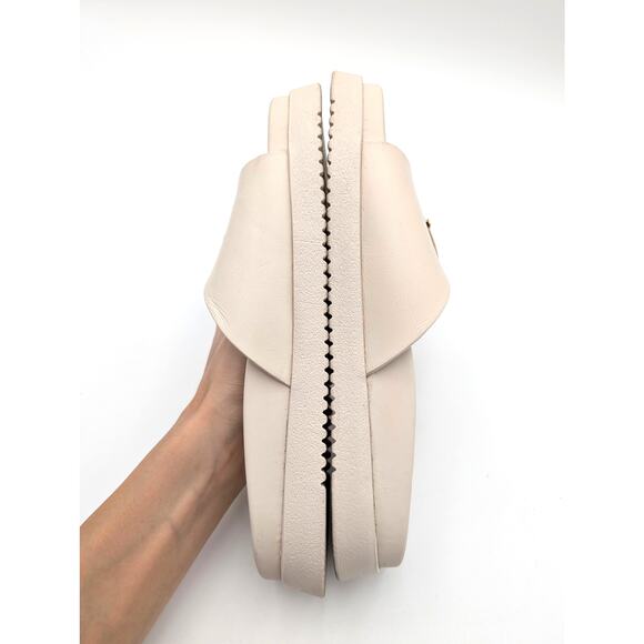 Steve Madden Mandie Slide Sandals Women's Bone Leather Size US7.5M EU38 - Picture 6 of 11